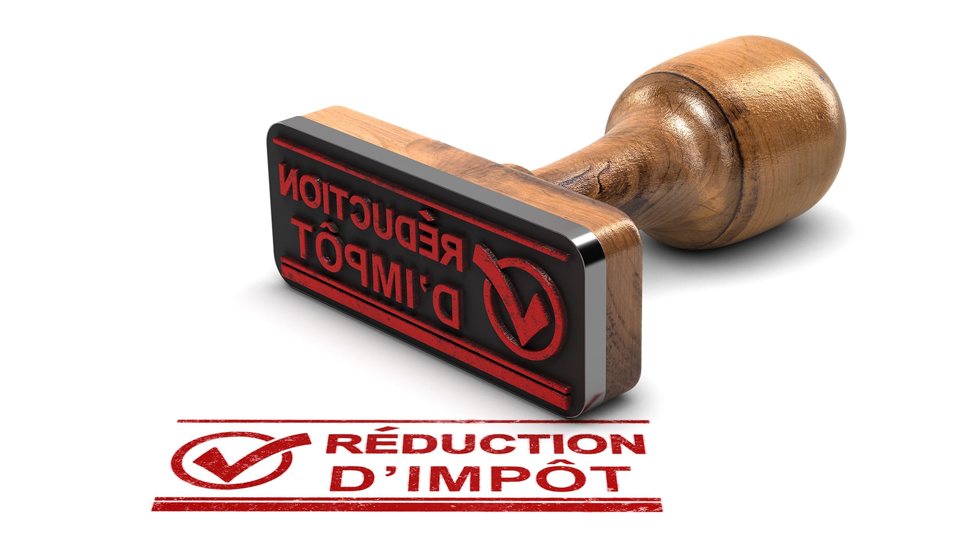 Tampon de réduction d'impôt grâce à des optimisation de défiscalisation de fin d'année 2024