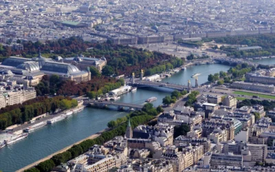 Paris vue depuis le dernier étage de la Tour Eiffel