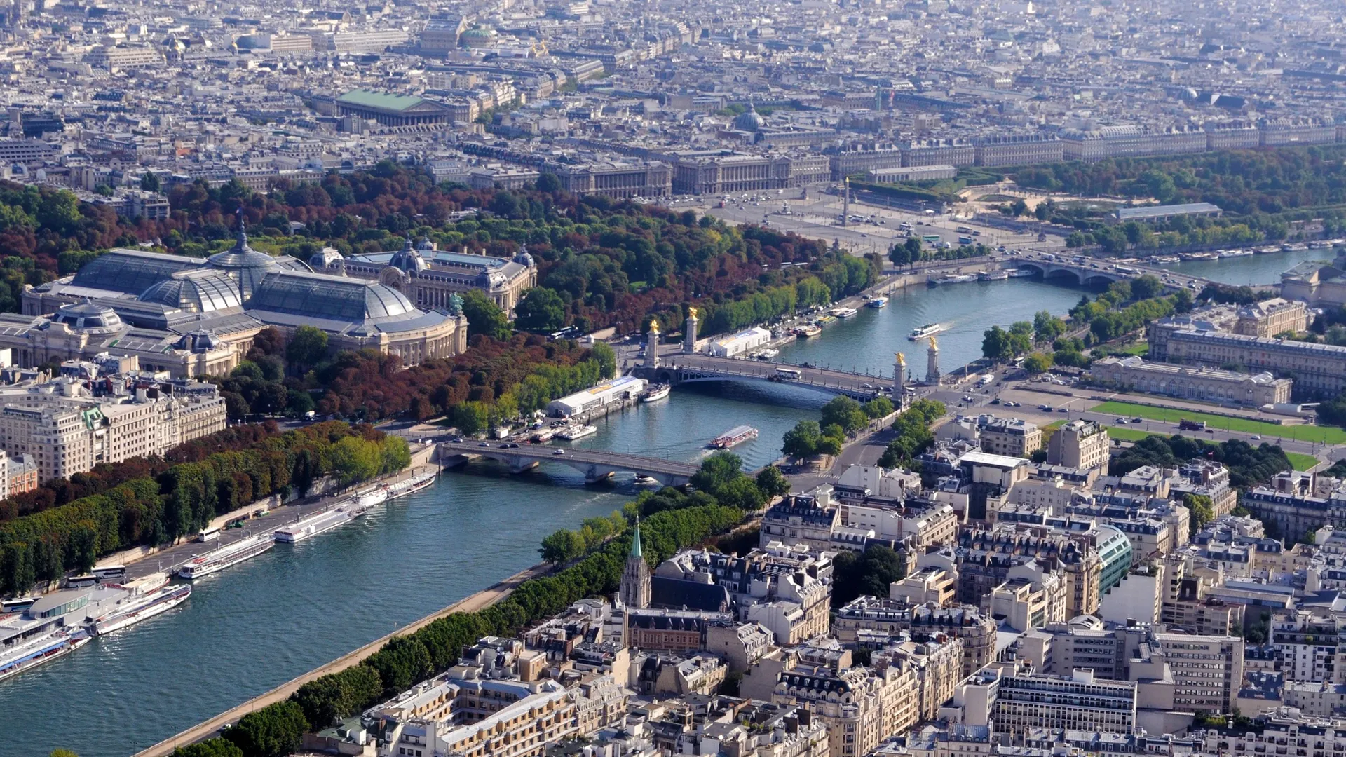 Paris vue depuis le dernier étage de la Tour Eiffel